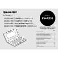 SHARP PWE220 Instrukcja Obsługi