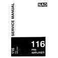 NAD 116 Instrukcja Serwisowa