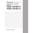 PIONEER VSX-1016V-S/SFXJ Instrukcja Obsługi