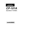 ONKYO CP101A Instrukcja Obsługi