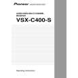 PIONEER VSX-C400-S/SDBXU Instrukcja Obsługi