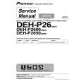 PIONEER DEH-P26/XU/UC Instrukcja Serwisowa