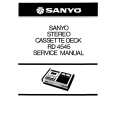 SANYO RD4545 Instrukcja Serwisowa