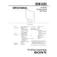 SONY SDMX202 Instrukcja Obsługi