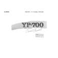 YAMAHA YP-700 Instrukcja Obsługi