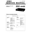 AIWA MX-440 Instrukcja Serwisowa