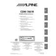 ALPINE CDM7861R Instrukcja Obsługi