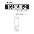TEAC RCL2 Instrukcja Obsługi