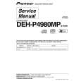 PIONEER DEH-P4980MP Instrukcja Serwisowa