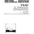 TEAC A-2300 Instrukcja Obsługi