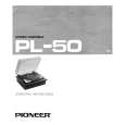 PIONEER PL-50 Instrukcja Obsługi
