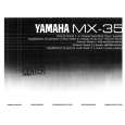 YAMAHA MX-35 Instrukcja Obsługi
