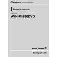 PIONEER AVH-P4980DVD/XF/BR Instrukcja Obsługi