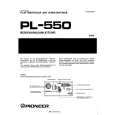 PIONEER PL-550 Instrukcja Obsługi