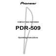 PIONEER PDR-509/MV Instrukcja Obsługi