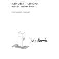 JOHN LEWIS JLBIHD603 Instrukcja Obsługi