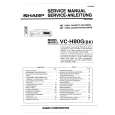 SHARP VCH80G Instrukcja Serwisowa