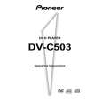PIONEER DV-C503/RDXQ1/RA Instrukcja Obsługi
