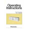 PANASONIC WJ4600C Instrukcja Obsługi