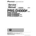 PIONEER PRS-D4000F/XU/UC Instrukcja Serwisowa