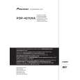 PIONEER PDP-4270XA/WYVIXK5 Instrukcja Obsługi