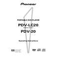PIONEER PDV-20/ZL Instrukcja Obsługi