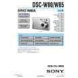 SONY DSC-W80 LEVEL2 Instrukcja Serwisowa