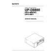 SONY UPK-8801 Instrukcja Serwisowa