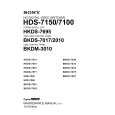 SONY HDS-7150 Instrukcja Serwisowa