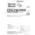 PIONEER CDXFM1257 Instrukcja Serwisowa PIONEER CDXFM1257 Instrukcja Serwisowa