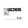 BOSS GE-7 Instrukcja Obsługi