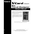 ROLAND V-CARD Instrukcja Obsługi