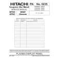 HITACHI P50A202 Instrukcja Serwisowa