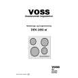 VOSS-ELECTROLUX DEK2450-AL VOSS/HIC- Instrukcja Obsługi