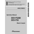 PIONEER DEH-P3300/XM/UC1 Instrukcja Obsługi
