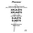 PIONEER XR-A370/KUCXJ Instrukcja Obsługi