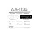 AKAI AA-1135 Instrukcja Obsługi