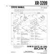 SONY XR-3209 Instrukcja Serwisowa