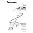 PANASONIC MCV9640 Instrukcja Obsługi