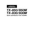 ONKYO TX850 Instrukcja Obsługi
