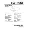 SONY BKM101C Instrukcja Serwisowa