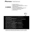 PIONEER S-W90S/MYSXCN5 Instrukcja Obsługi