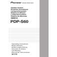 PIONEER PDP-S60/XTW/E5 Instrukcja Obsługi