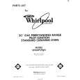 WHIRLPOOL SF300PSPW0 Katalog Części