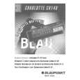 BLAUPUNKT CHARLOTTE CR148 Instrukcja Obsługi