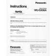 PANASONIC WUSX06A Instrukcja Obsługi