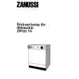 ZANUSSI ZW122VS Instrukcja Obsługi