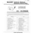 SHARP XVZW60E Instrukcja Serwisowa