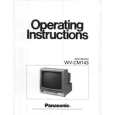 PANASONIC WVCM143 Instrukcja Obsługi