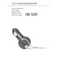SENNHEISER HD 520 Instrukcja Obsługi